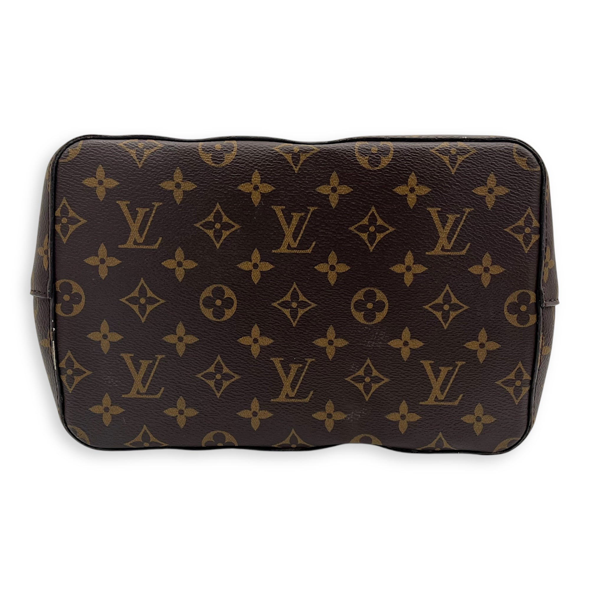 Louis Vuitton NeoNoe MM Brown Bucket Bag in Monogram Coated Canvas, Gold hardware_5