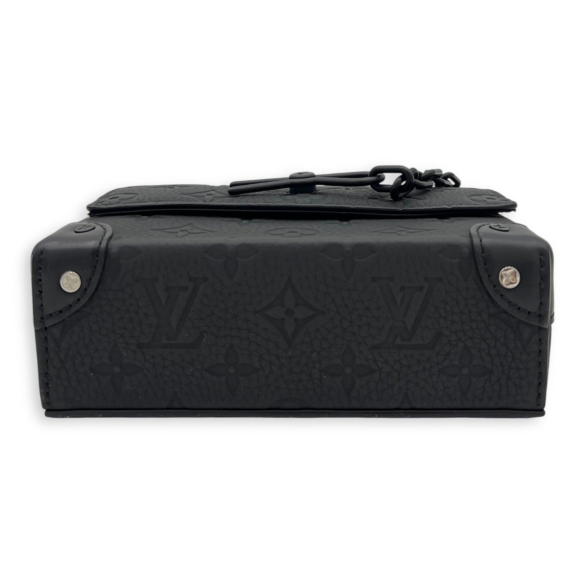 Louis Vuitton Steamer Black Shoulder Bag in Empreinte Leather, Black hardware_8