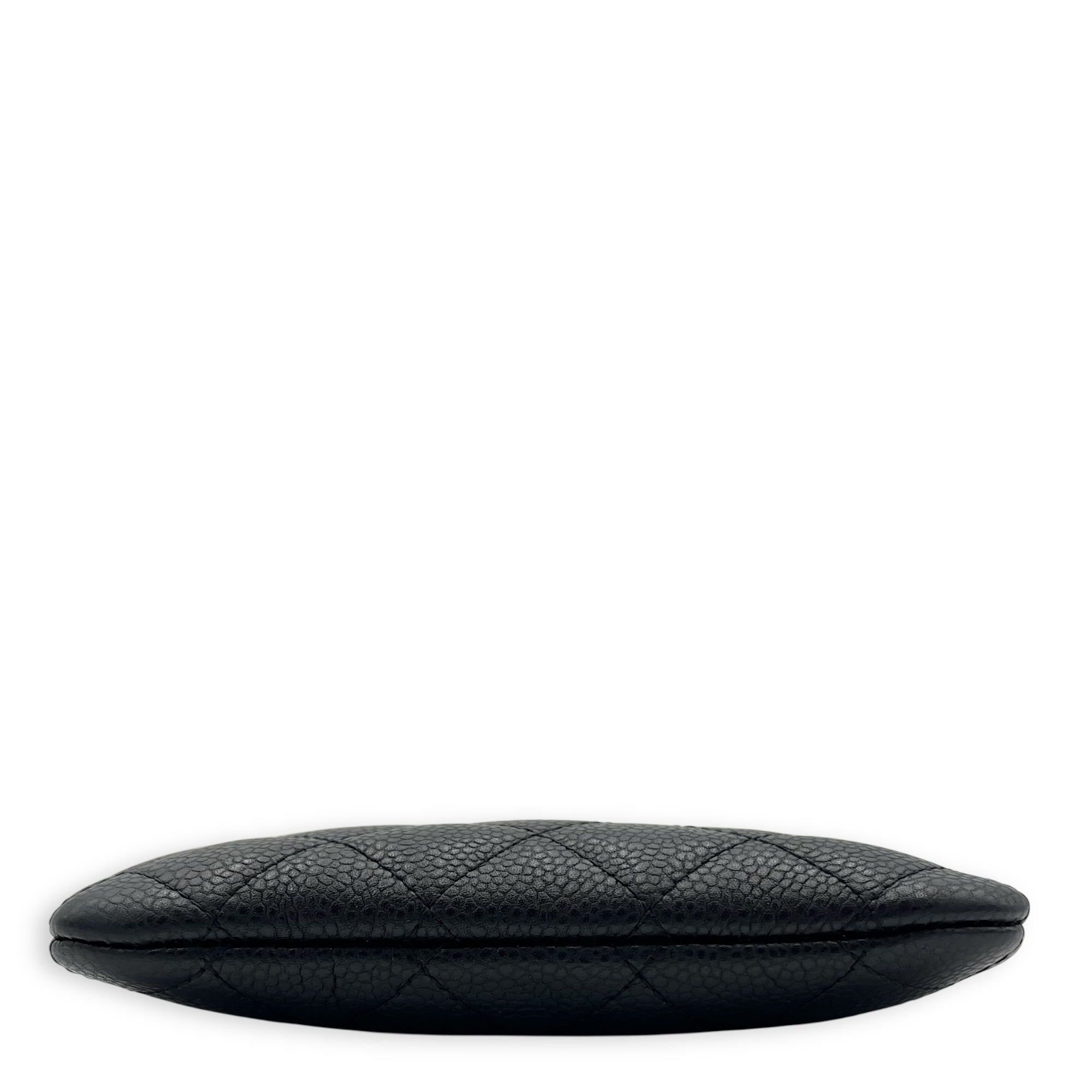 Chanel CC Pouch Black in Caviar Leather, Gold hardware_5