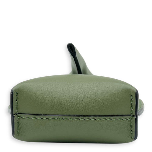 Loewe Elephant Pocket Crossbody Bag Green in Calfskin_5