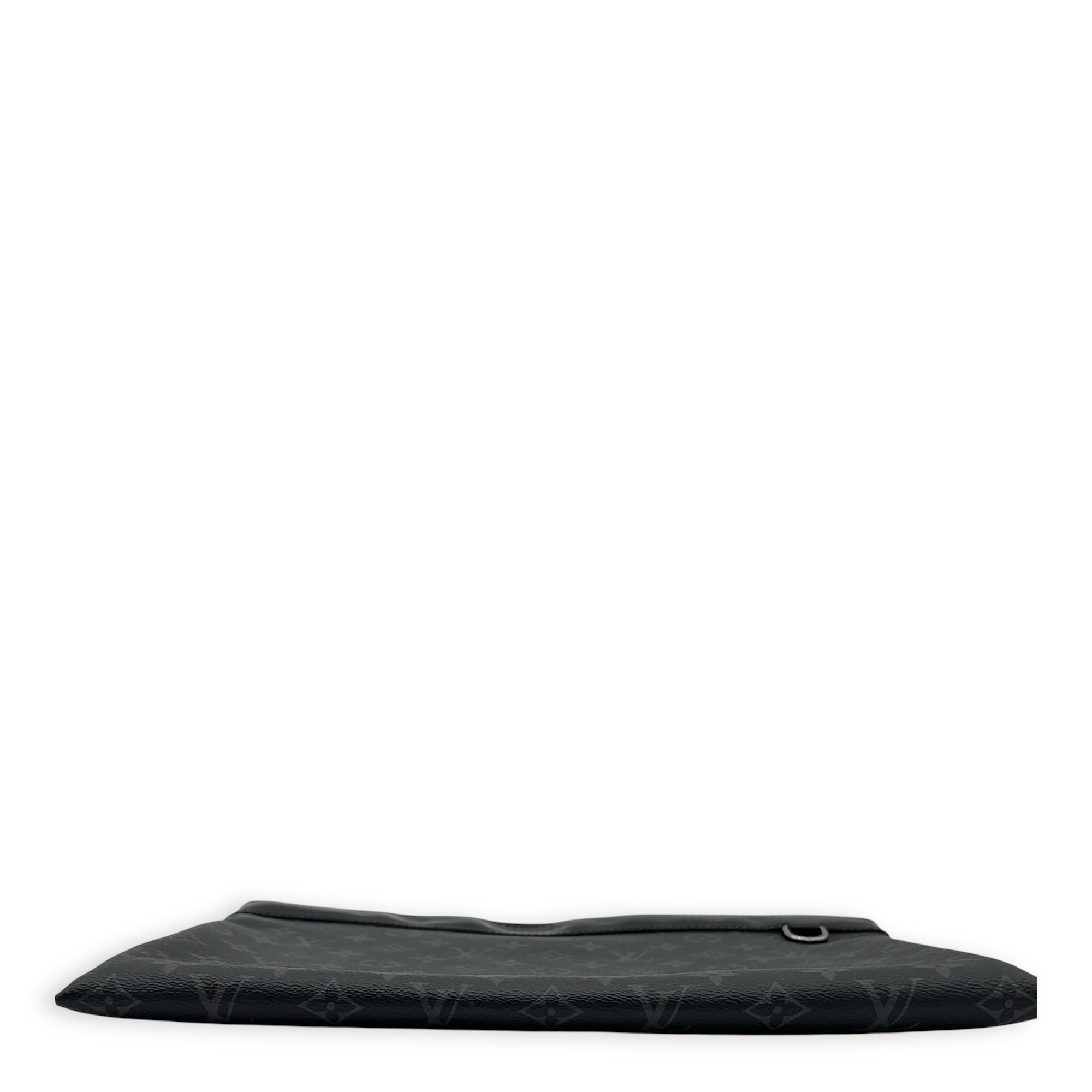 Louis Vuitton Discovery Pouch Grey in Monogram Coated Canvas, Silver hardware_5