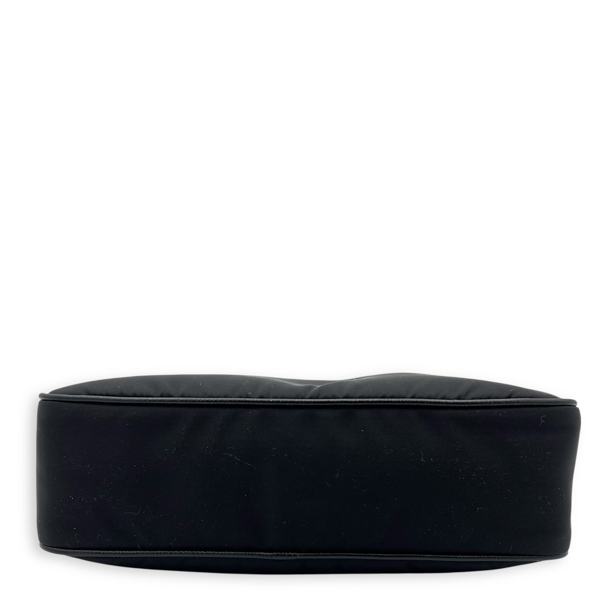 Prada Re-Edition 2005 Crossbody Bag Black in Re-Nylon, Silver hardware_5