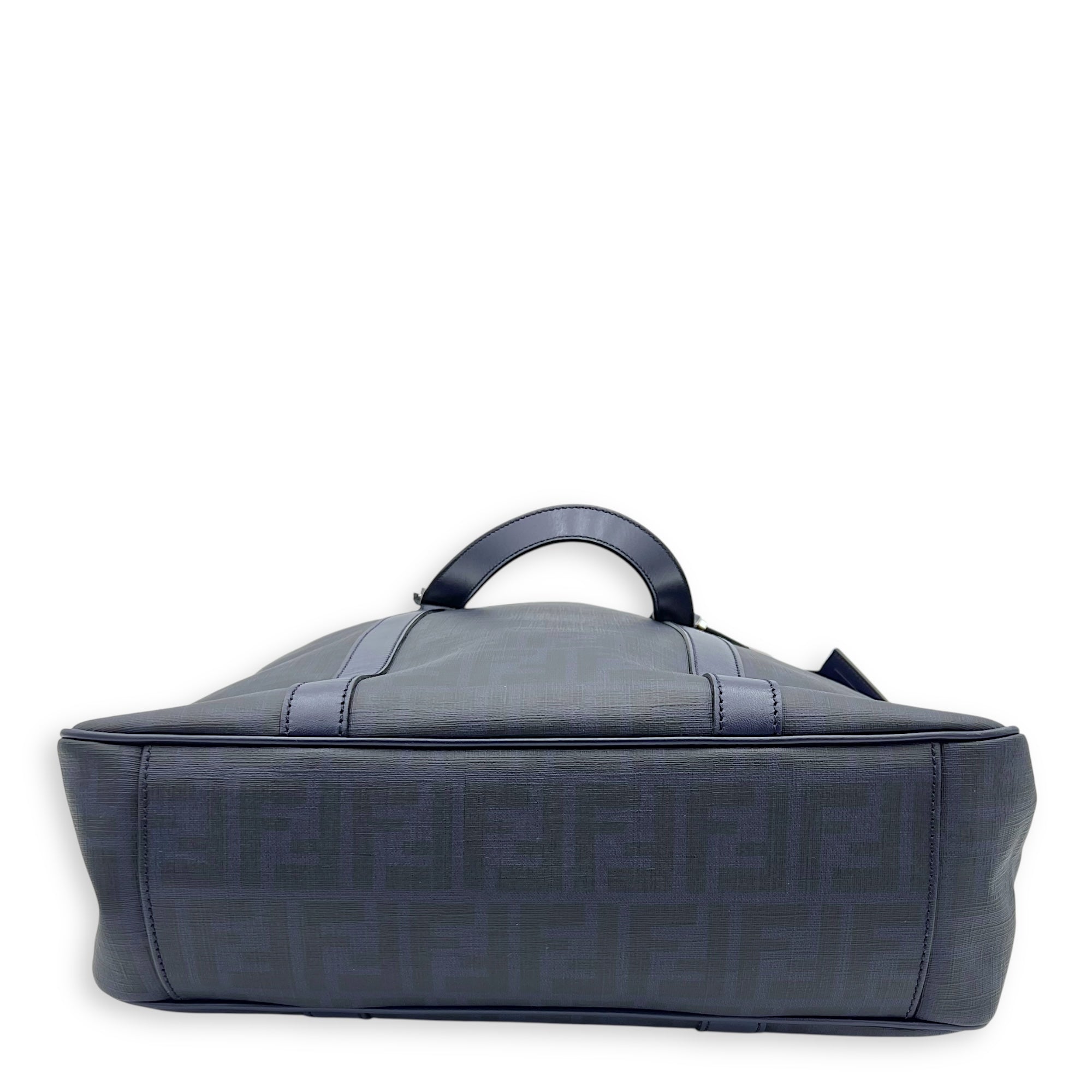Fendi FF Zucca Tote Bag Blue in Others, Silver hardware_5