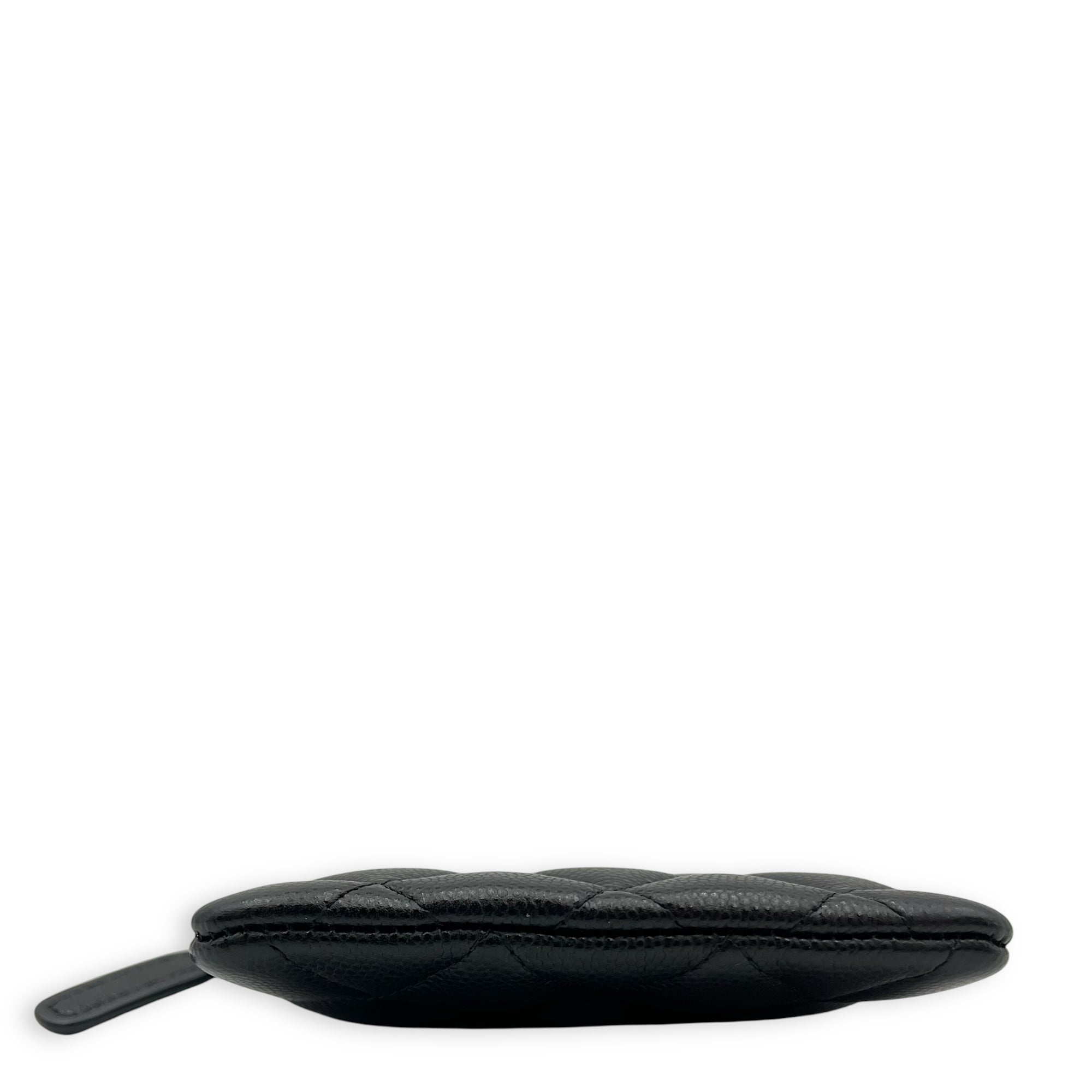 Chanel CC Wallet Black in Caviar Leather, Gold hardware_5