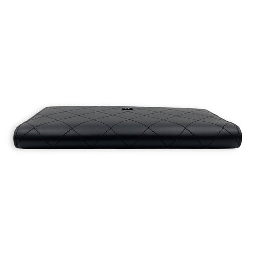 Chanel CC Black Wallet in Calfskin, Lacquered Metal hardware_7