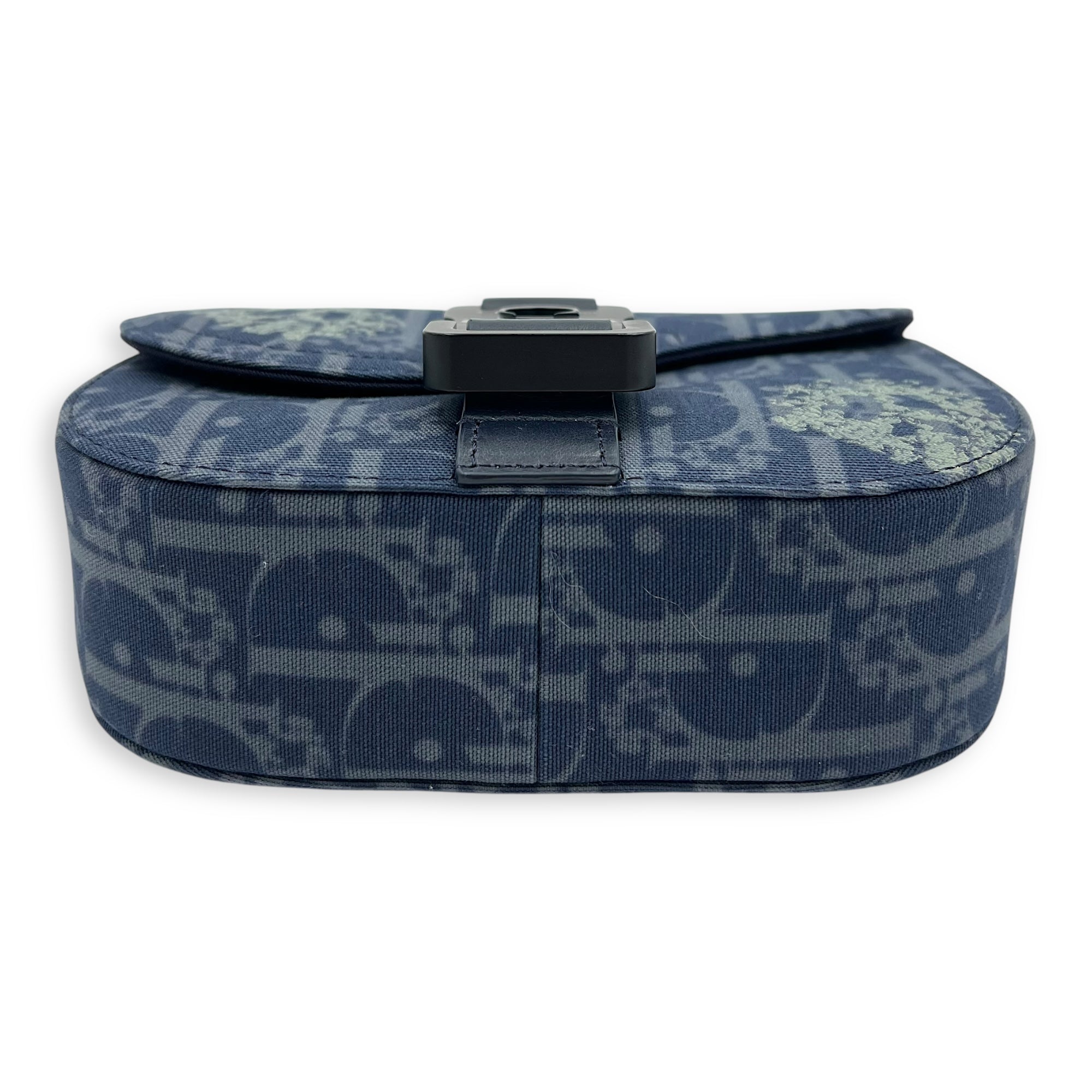 Dior Dior Tears Saddle Blue Crossbody Bag in Denim, Lacquered Metal hardware_3