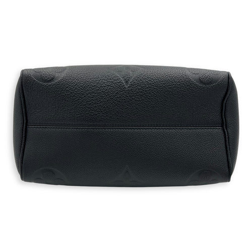 Louis Vuitton Speedy Bandouliere Top Handle Bag Black in Monogram Empreinte Leather, Gold hardware_7
