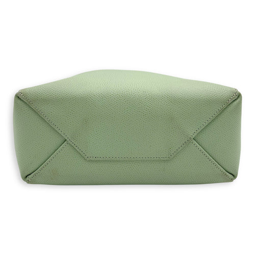 Celine 2 way bag Tote Bag Green in Calfskin, Gold hardware_4