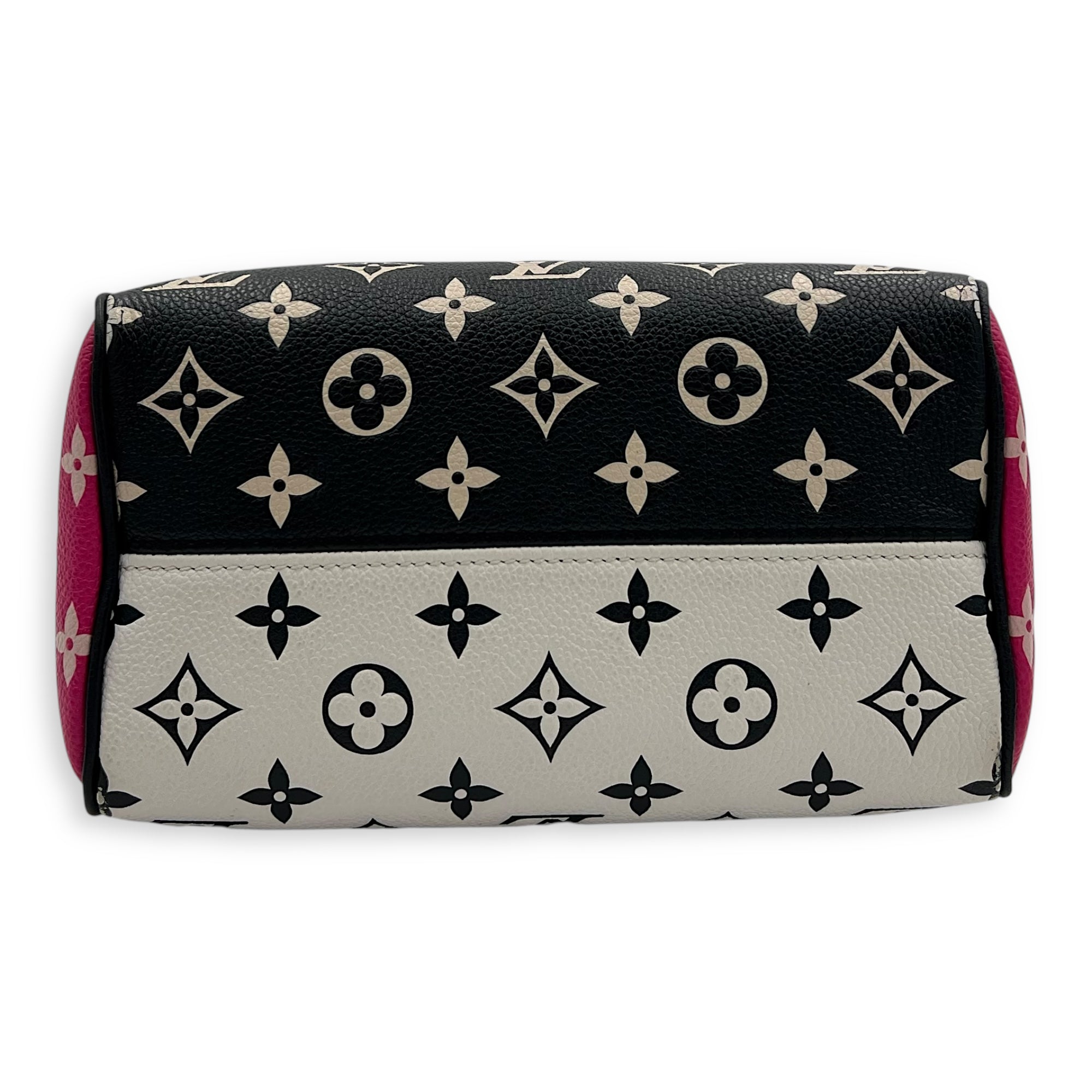 Louis Vuitton Speedy Top Handle Bag Multi-colour in Calfskin, Gold hardware_5