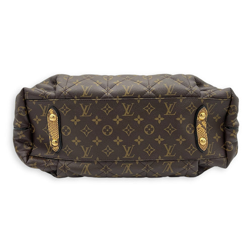 Louis Vuitton Etoile Exotique Top Handle Bag GM Brown in Monogram Coated Canvas, Gold hardware_9