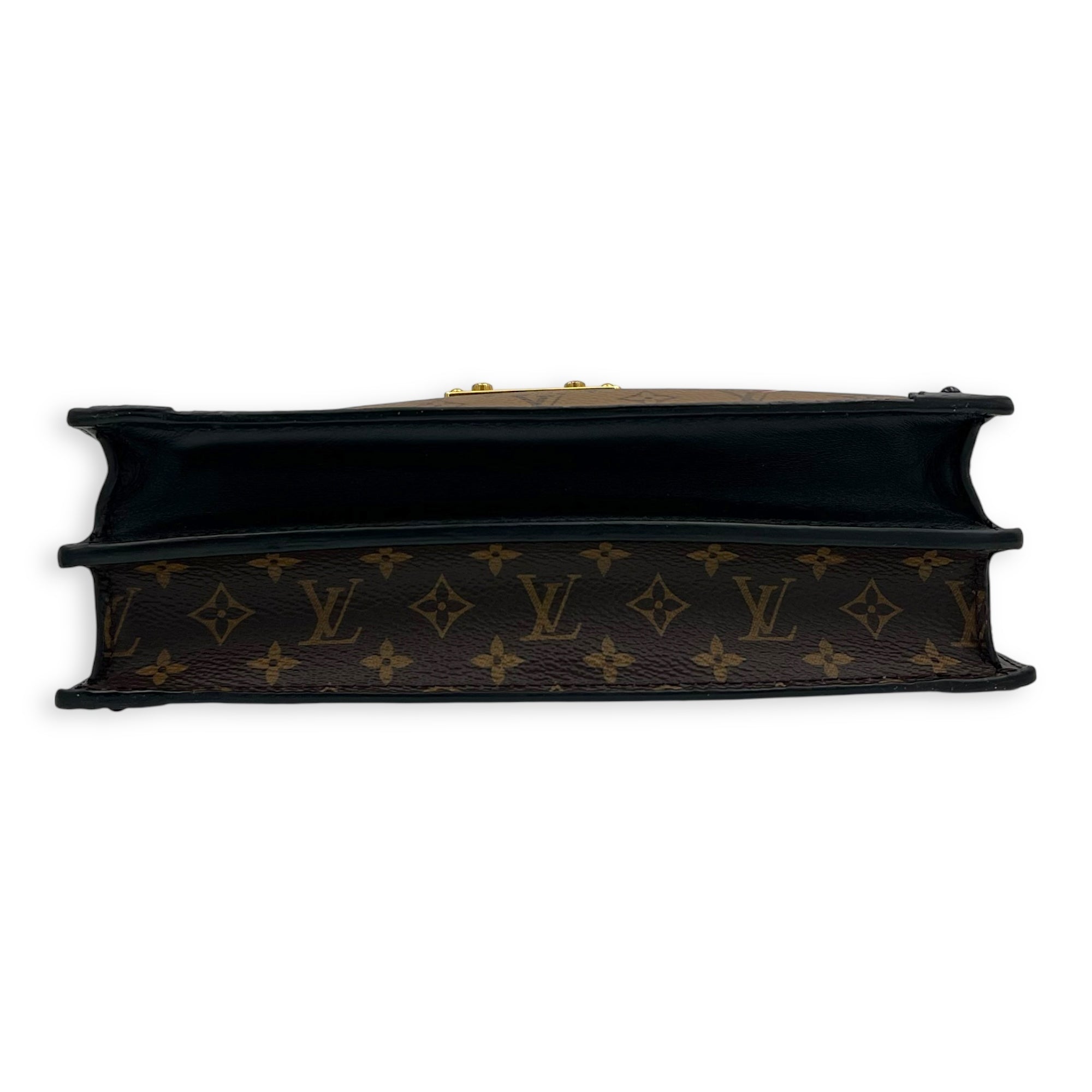 Louis Vuitton Trunk Trunk Clutch 2 Way Brown in Monogram Coated Canvas, Gold hardware_5