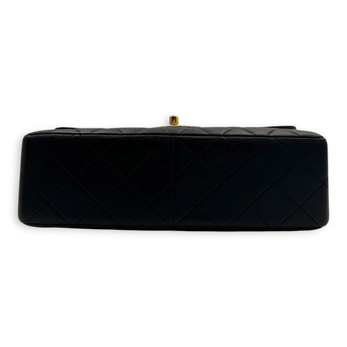 Chanel Vintage Double Face Flap Top Handle Bag Black in Calfskin, Gold hardware_5