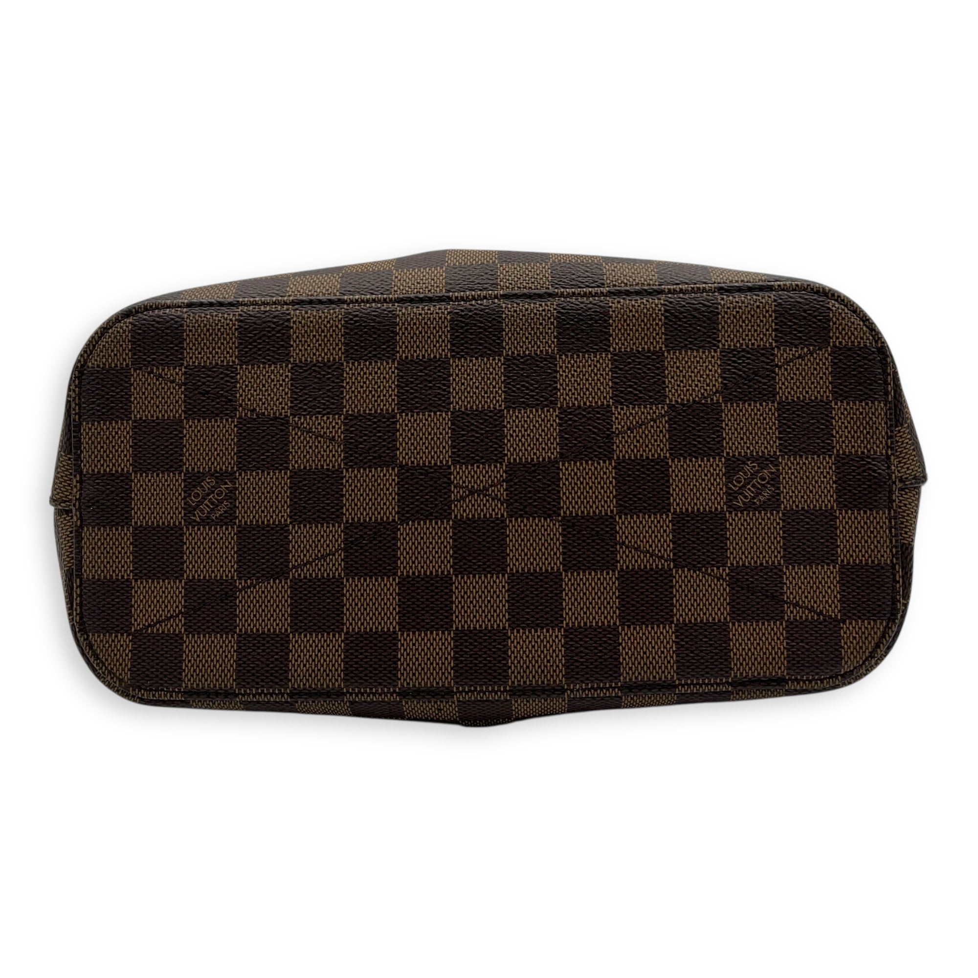 Louis Vuitton Siena PM Brown Top Handle Bag in Coated Canvas, Gold hardware_5