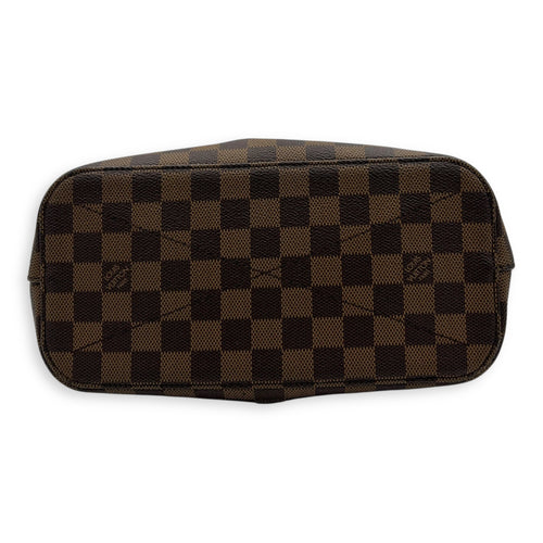 Louis Vuitton Siena PM Brown Top Handle Bag in Coated Canvas, Gold hardware_5