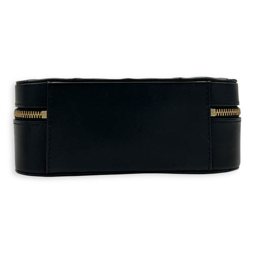Chanel Vanity Chain Black Top Handle Bag in Lambskin, Gold hardware_5