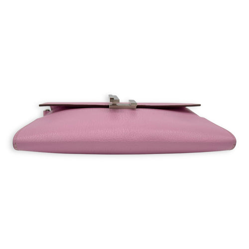 Hermès Cinhetic To Go Mauve Sylvestre Shoulder Bag in Epsom, Palladium hardware_7