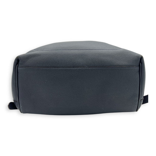 Fendi Chiodo Backpack Blue in Calfskin, Silver hardware_15