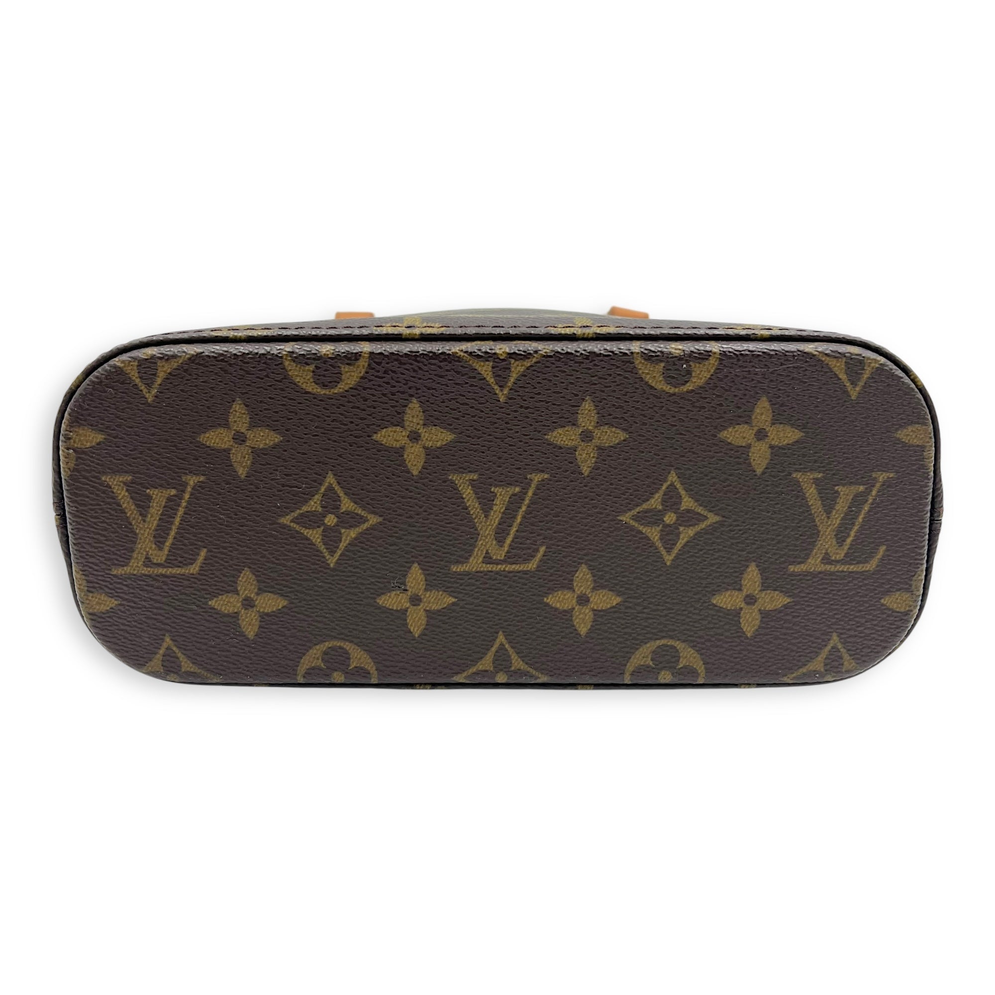 Louis Vuitton Vavin Top Handle Bag PM Brown in Monogram Coated Canvas, Gold hardware_5
