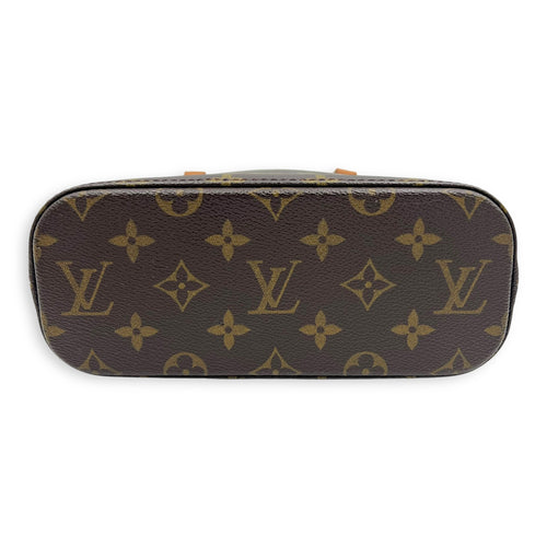 Louis Vuitton Vavin Top Handle Bag PM Brown in Monogram Coated Canvas, Gold hardware_5
