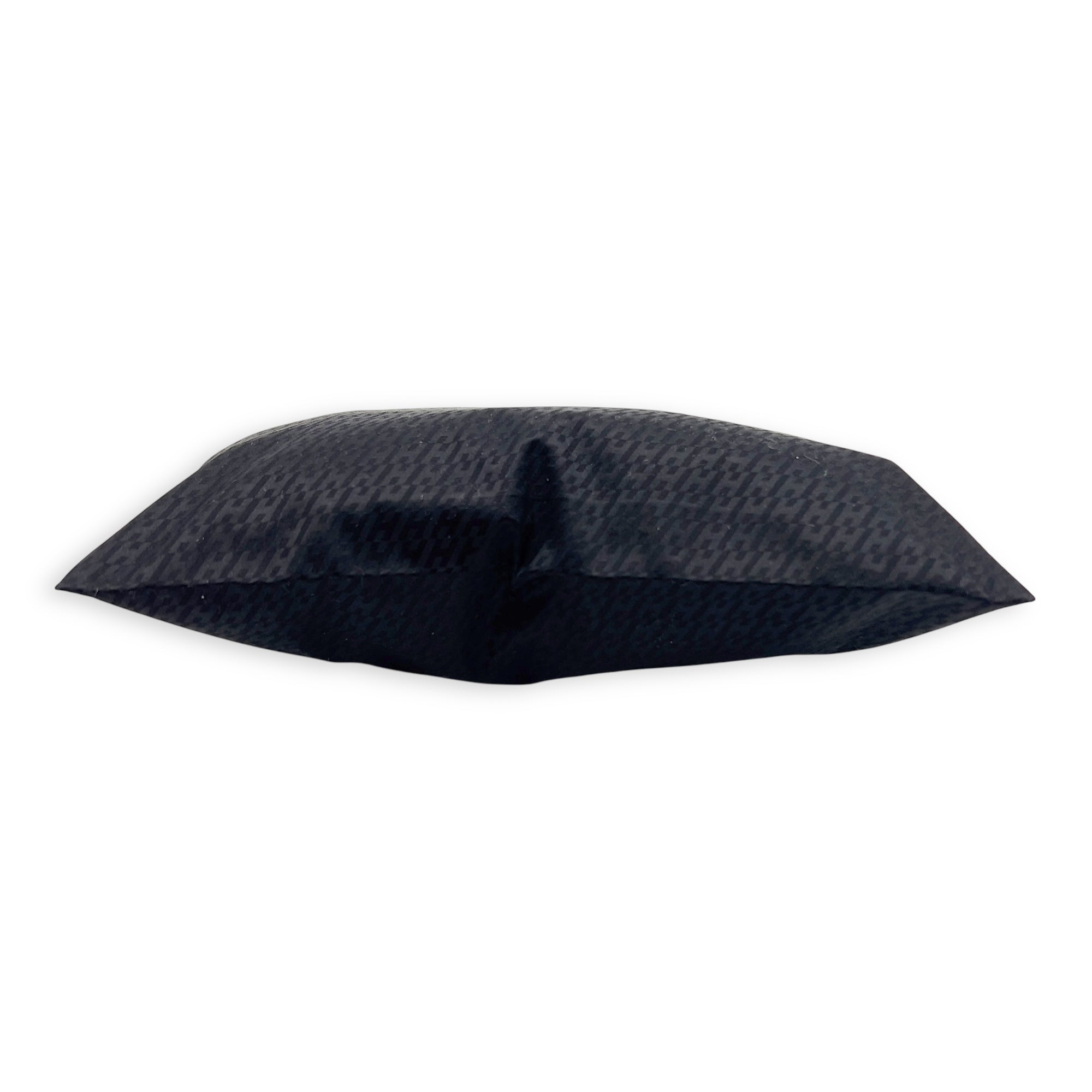 Hermès Silky Pocket Cosmetic Case Black in Nylon, Palladium hardware_5