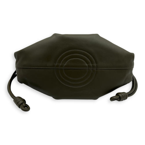 Loewe Paseo Top Handle Bag Green in Calfskin, Gold hardware_8