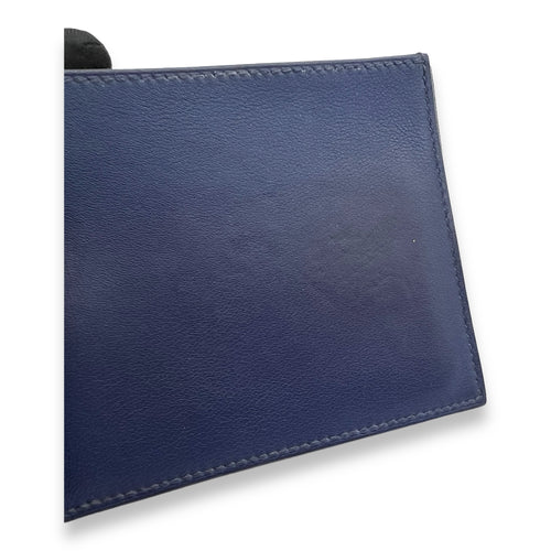 Silkin Bifold Blue in Box Calfskin