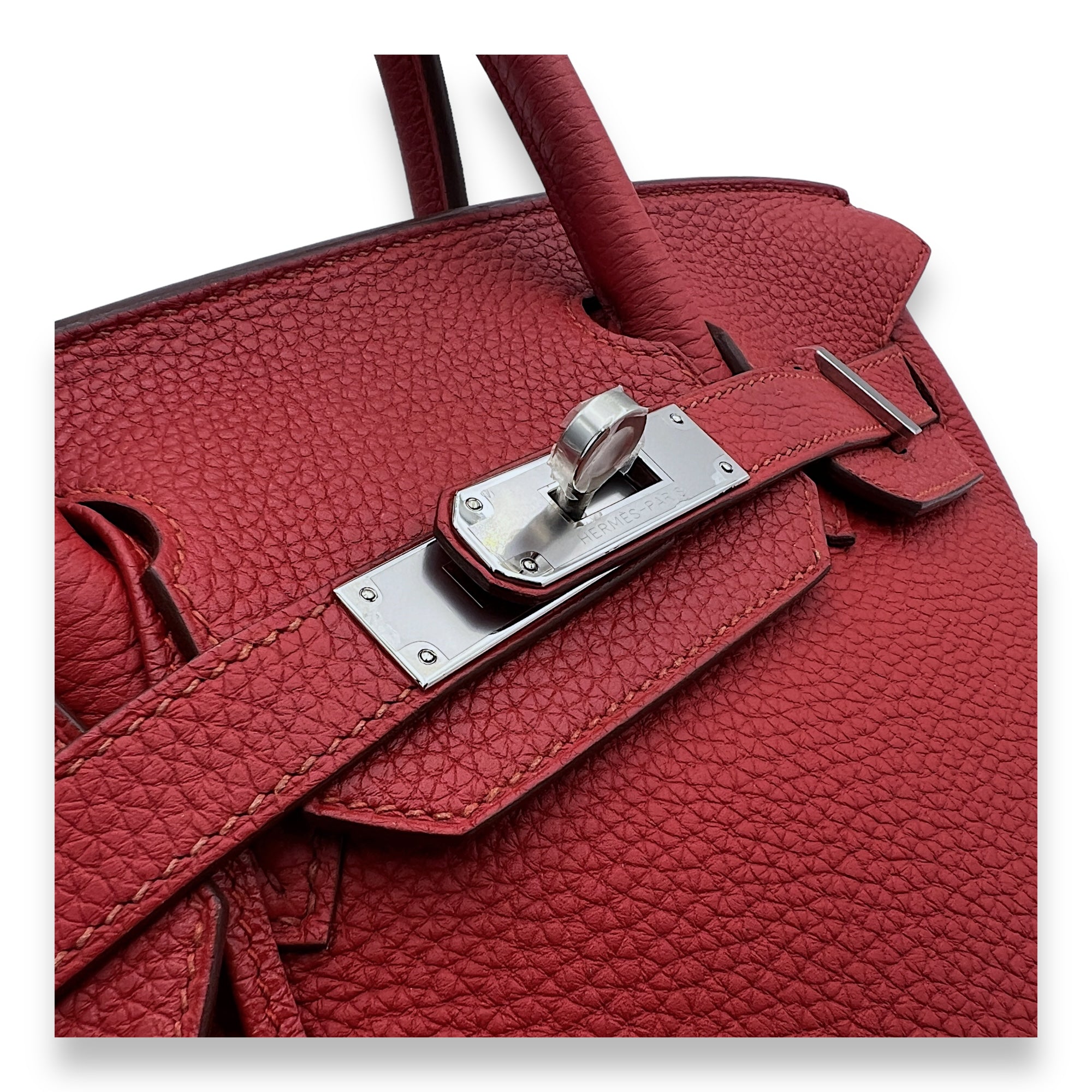 Birkin 30 Rouge Grenat in Togo, Palladium hardware