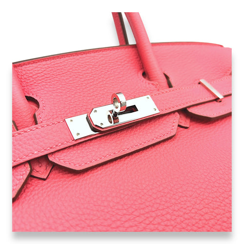 Birkin 30 Rose Lipstick in Togo, Palladium hardware