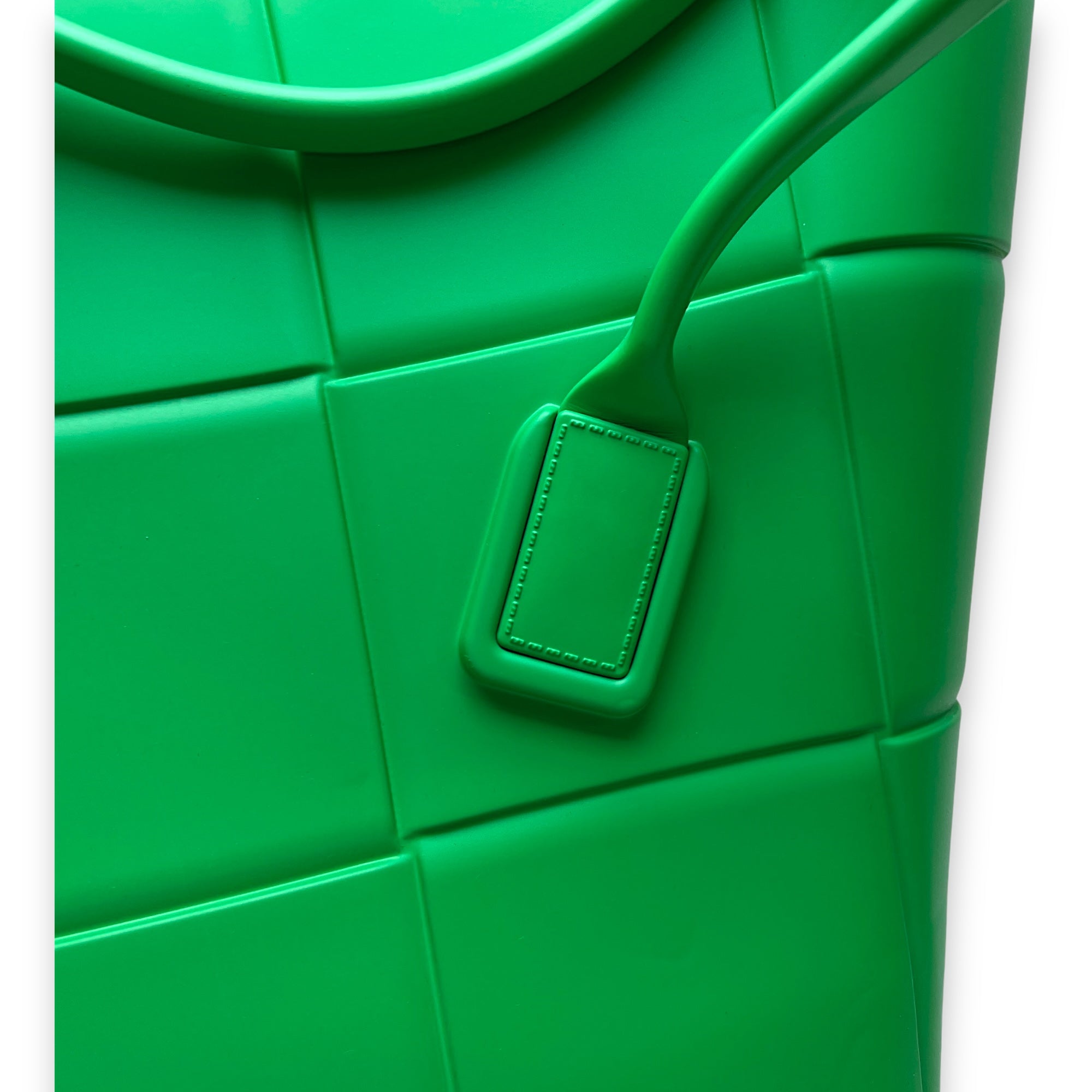 Arco Large Green Top Handle Bag in Others