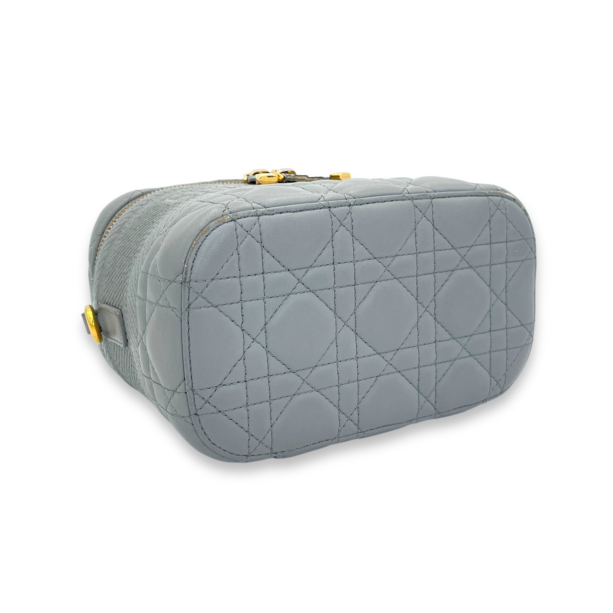 Travel  Small Vanity bag in Lambskin, Gold Hardware