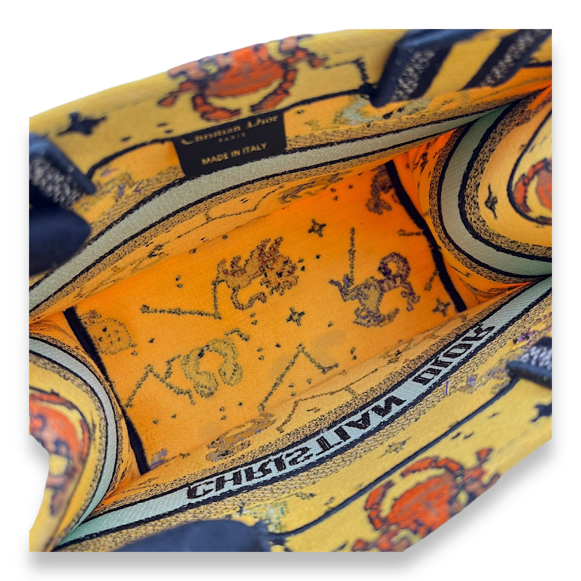 Christian Dior Pixel Zodiac Book Small Tote bag in Jacquard, N/A