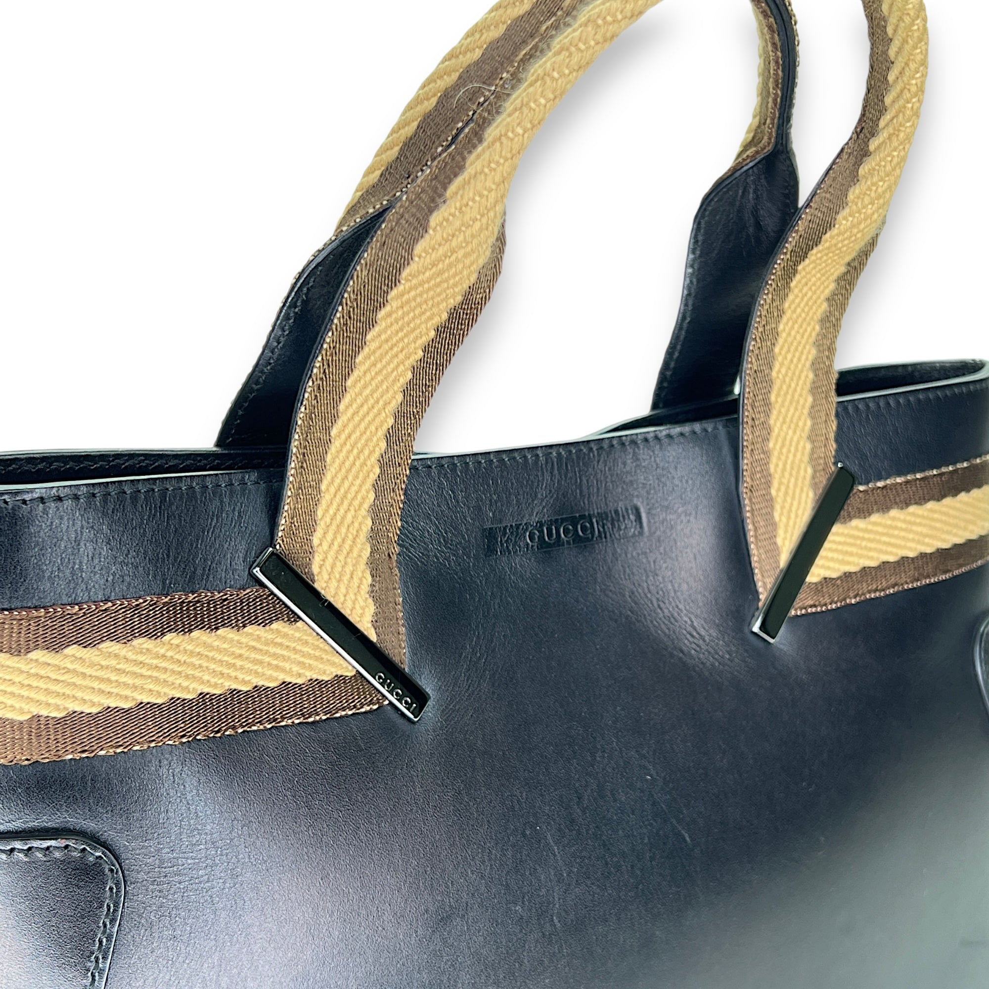 Sherry Tote bag in Calfskin, Silver Hardware