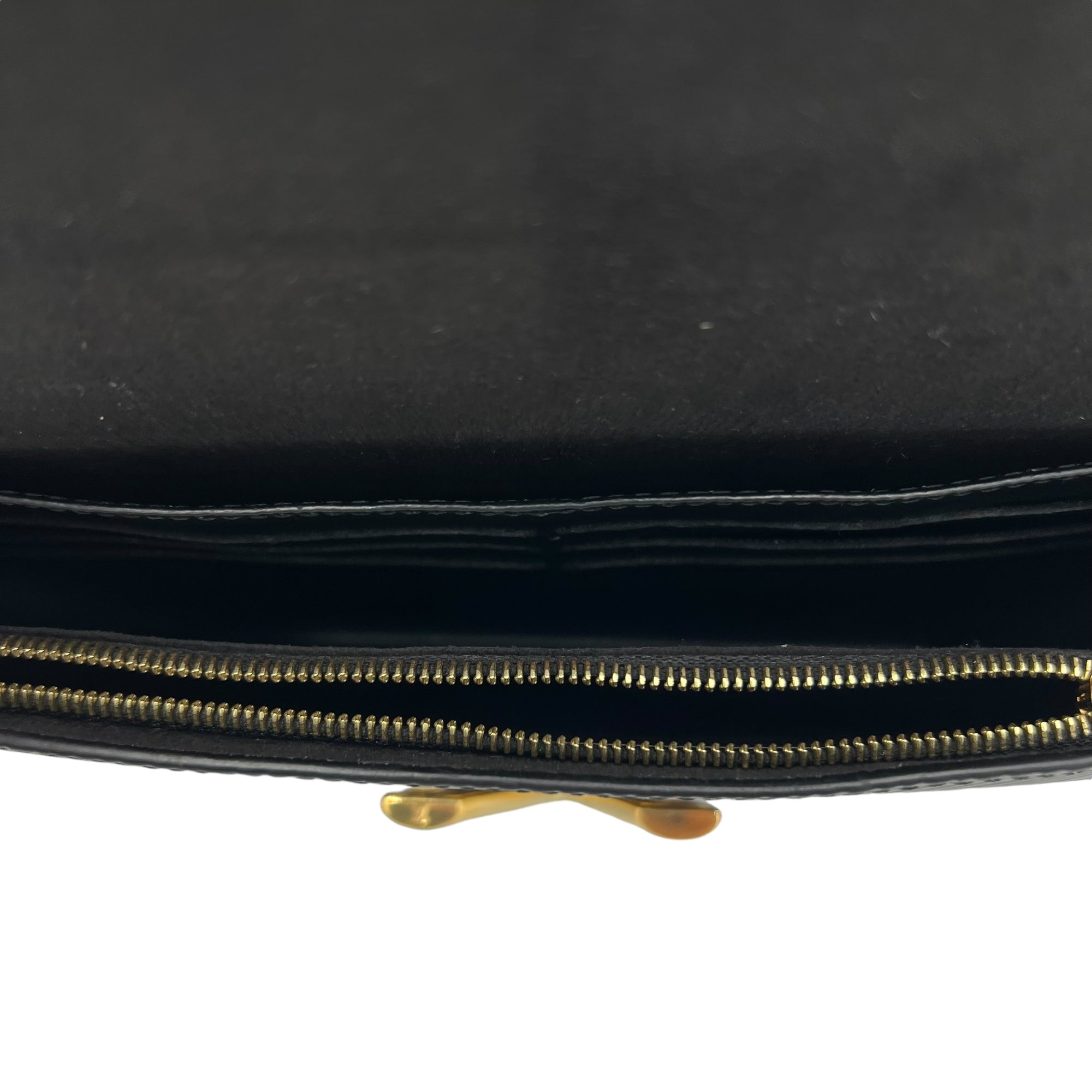 Twist Crossbody Bag Black in Epi Leather, Gold hardware