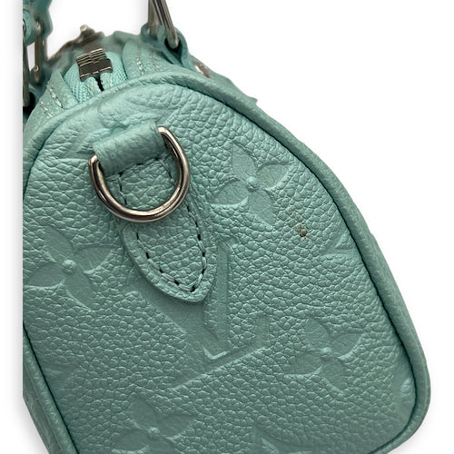 Speedy SH Lagoon Top Handle Bag in Monogram Empreinte Leather, Silver hardware