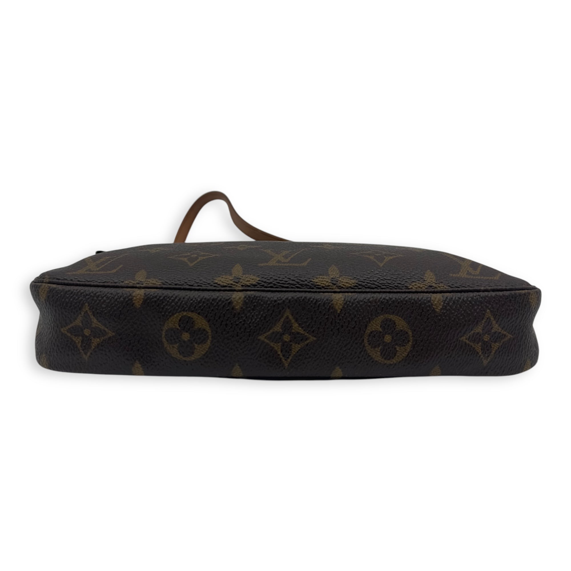 Louis Vuitton Pochette Accessoires Shoulder Bag Brown in Monogram Coated Canvas, Gold hardware_3