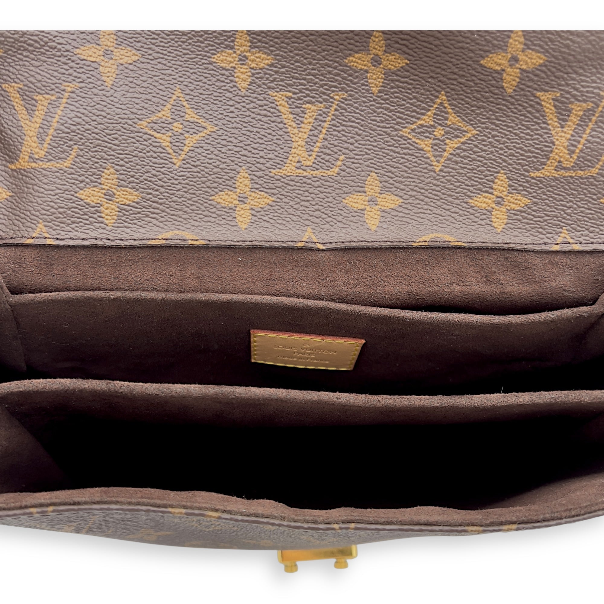 Louis Vuitton Metis Top Handle Bag Brown in Monogram Coated Canvas, Gold hardware_6