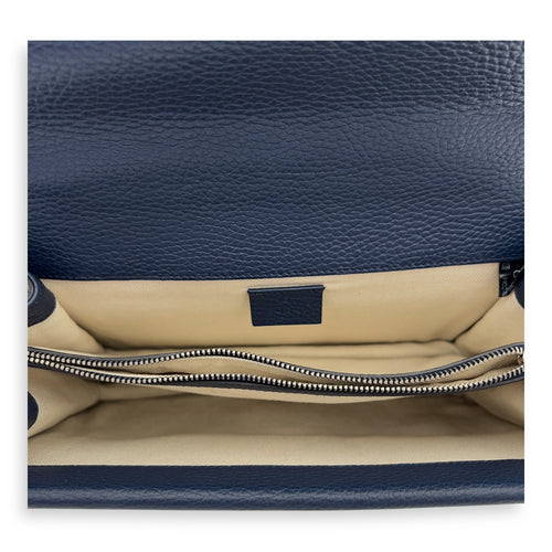 Gucci Dionysus Shoulder Bag Blue in Calfskin, Silver hardware_6