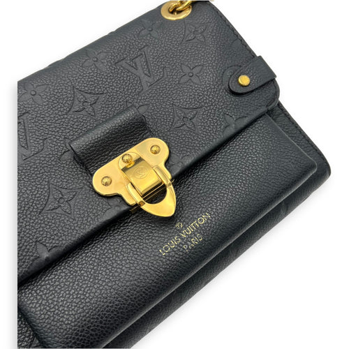 Louis Vuitton Vavin Shoulder Bag Black in Empreinte Leather, Gold hardware_6