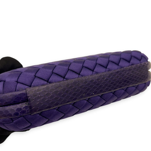 Bottega Veneta Knot Clutch Purple in Others, Ruthenium hardware_4