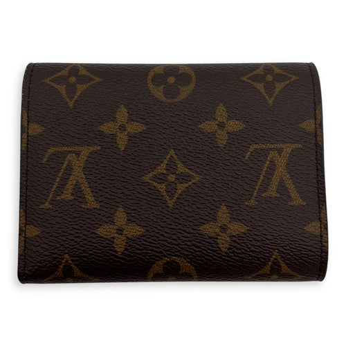 Louis Vuitton Victorine Wallet Brown in Monogram Coated Canvas, Gold hardware_2