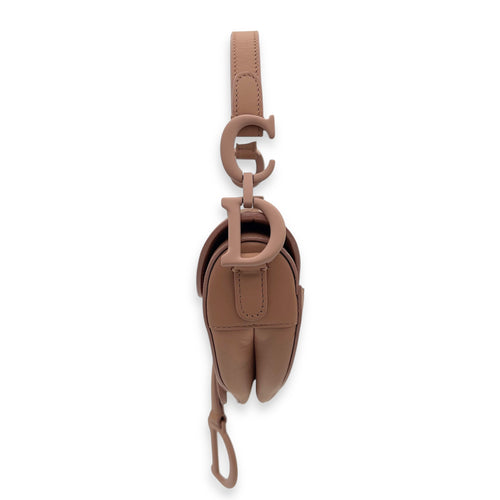 Christian Dior Saddle Mini Beige Top Handle Bag in Ultra Matte, Matte hardware_4