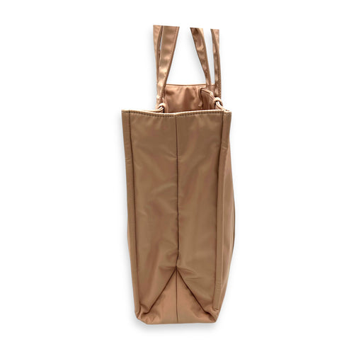 Chloé Woody Tote Bag Orange in Nylon_3