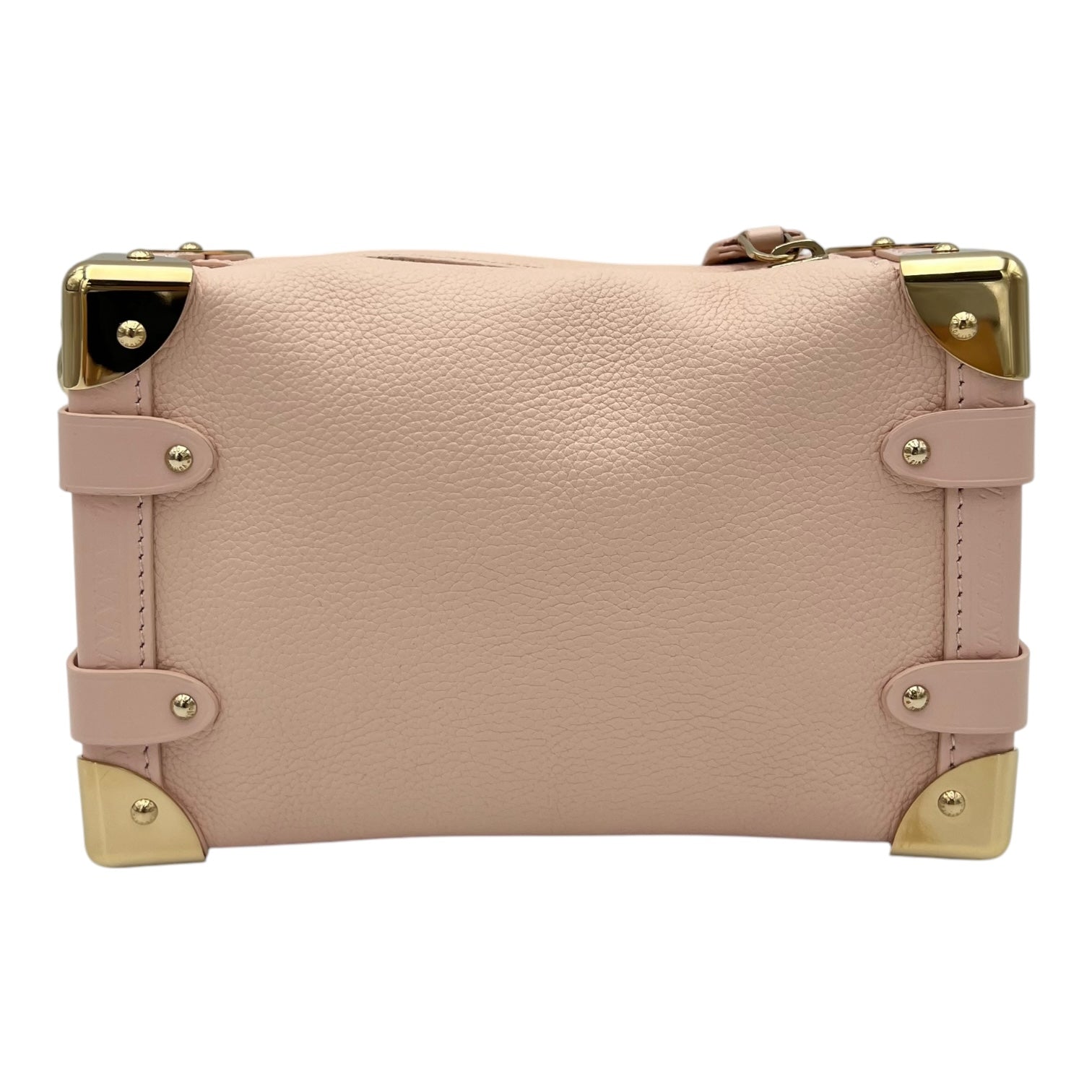Louis Vuitton Side Trunk PM Pink Crossbody Bag in Calfskin, Silver hardware_2