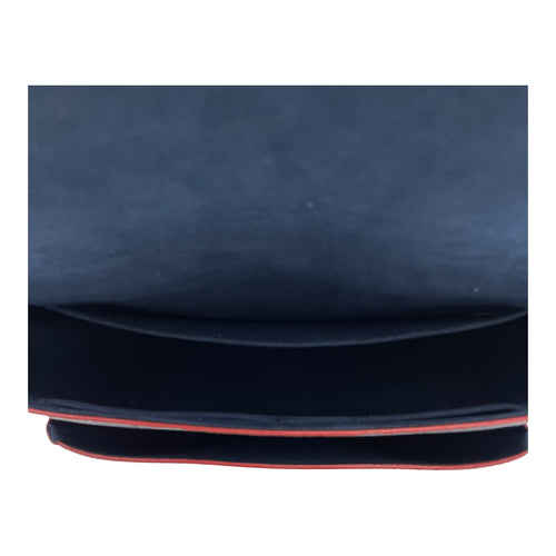 Louis Vuitton Marignan Top Handle Bag Blue in Empreinte Leather, Gold hardware_6