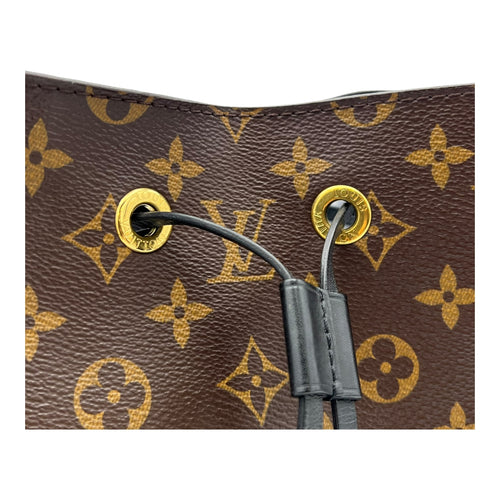 Louis Vuitton Noe Shoulder Bag Brown in Coated Canvas, Gold hardware_6