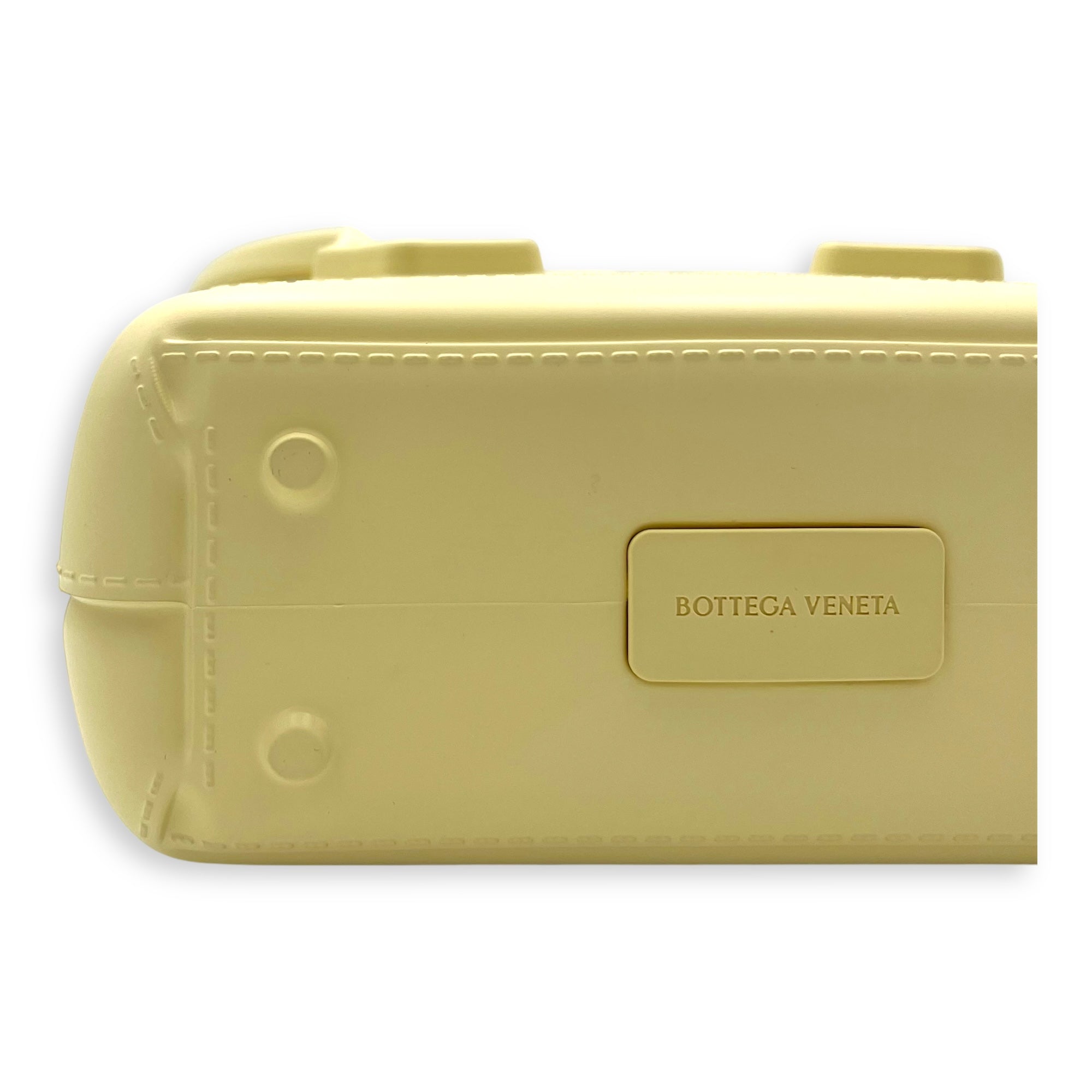 Bottega Veneta Arco Top Handle Bag Yellow in Rubber_6