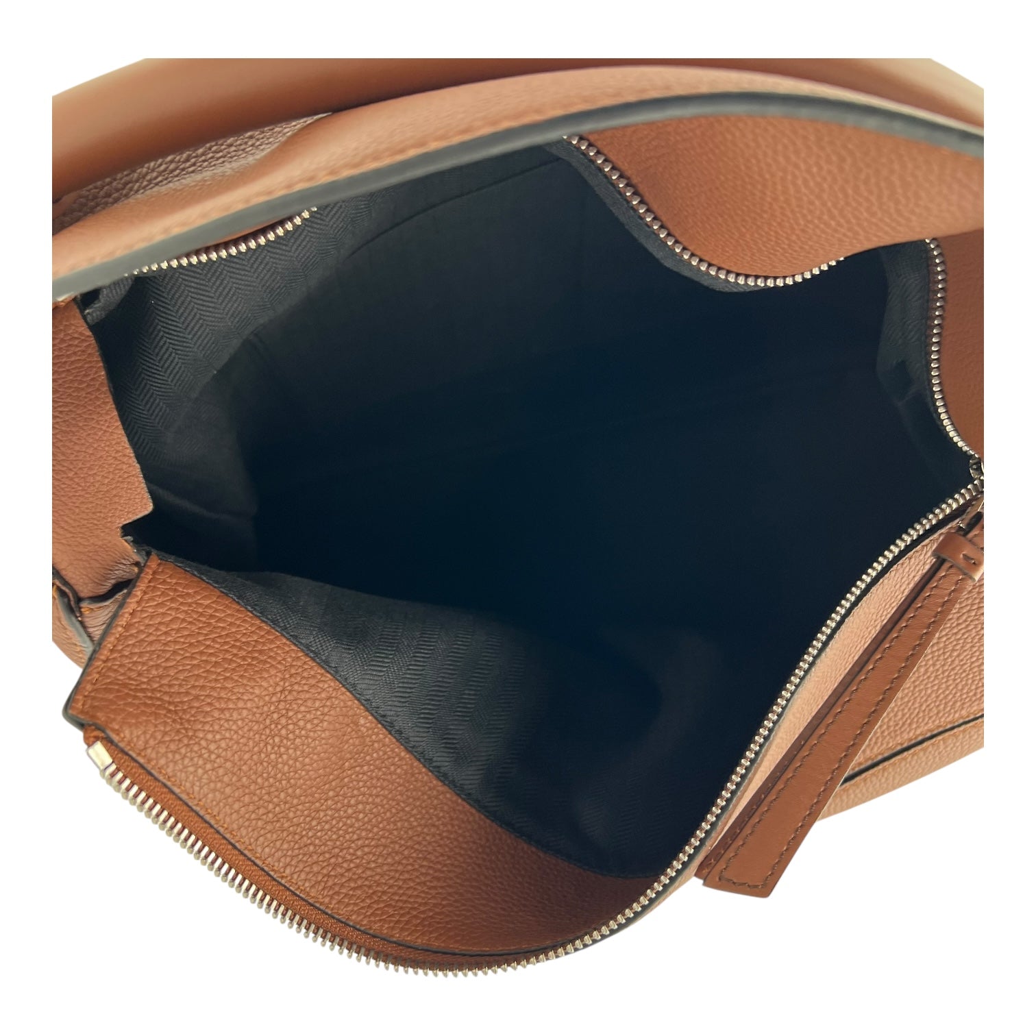 Loewe Bolso Puzzle Brown Shoulder Bag in Calfskin, Silver hardware_6