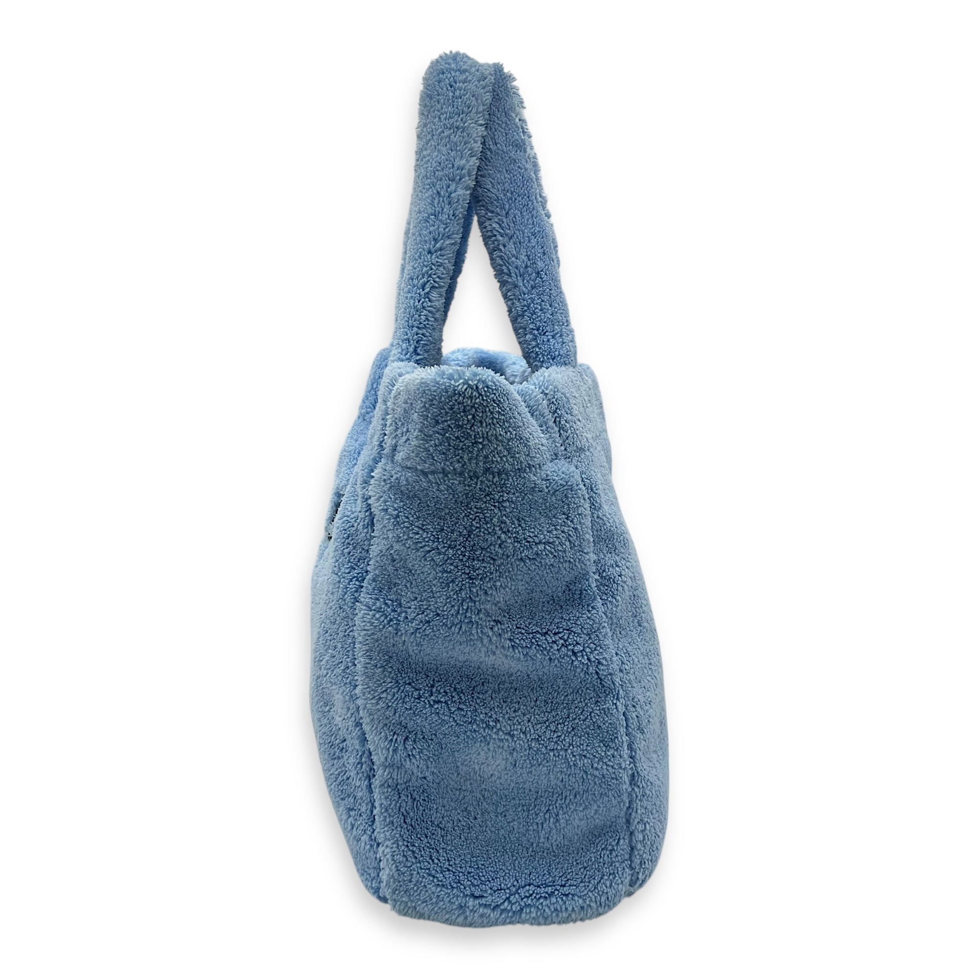 Prada Spugna Blue Tote Bag in Terry Cloth_3