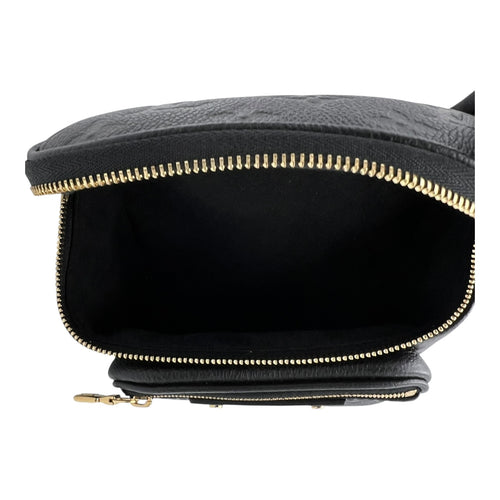 Louis Vuitton BumBag Belt Bag Black in Empreinte Leather, Gold hardware_6