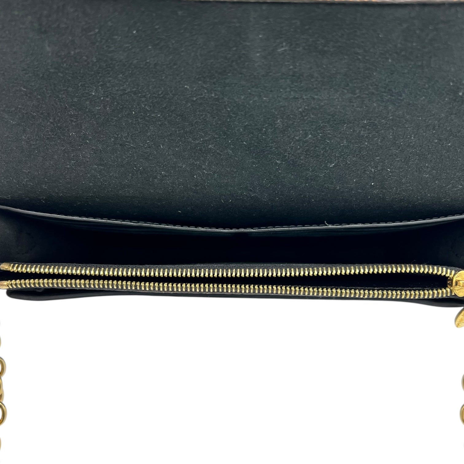 Louis Vuitton Vavin Wallet On Chain Damier Ebene in Coated Canvas, Gold hardware_6